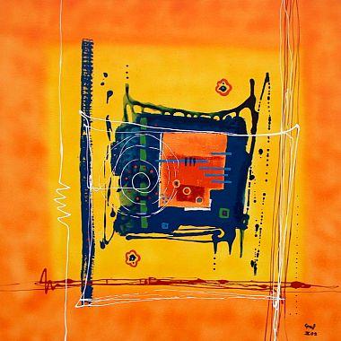 Ohne Titel 9  abstrakte Malerei