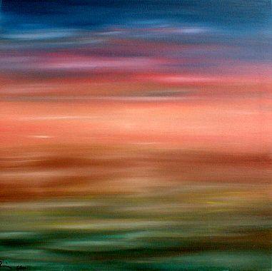 Ich sah Gebäude wachsen leuchtende Leinwandbilder 