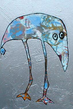 Schnabel 2 Abstrakte Malerei