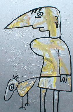 Schnabel 6 Abstrakte Malerei