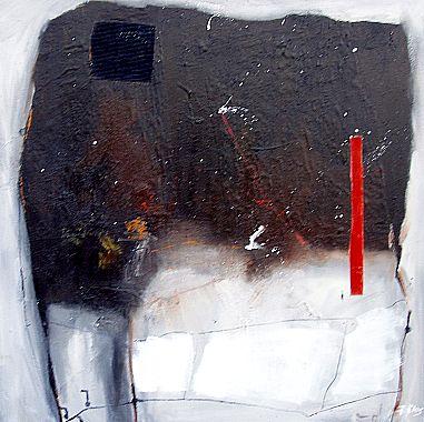 Bild 5 großformatige abstrakte Kunstwerke 