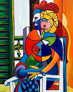 Träumende am Fenster II  Harlekin Bilder