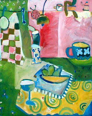 Das rosa Zimmer  Katzenbilder