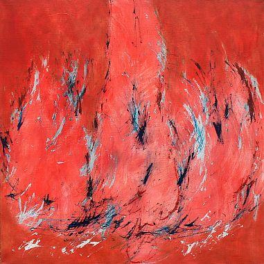 Stürzender Engel 5 monochrome Bilder 