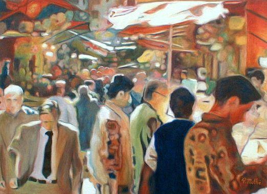 Marché I  gegenstaendliche Malerei