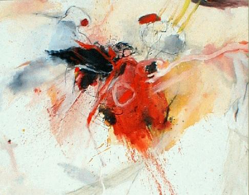 o, Titel 6  abstrakte Leinwandbilder