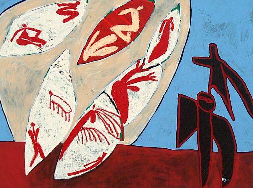 Ohne Titel 11  figuerliche Malerei