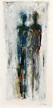 Paar  oelkreidebilder