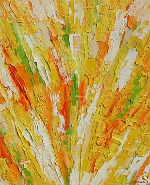 Le blé mûr  farbenfrohe Kunst