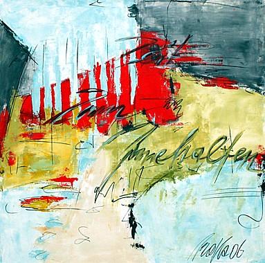 Zeit  abstrakte Malerei