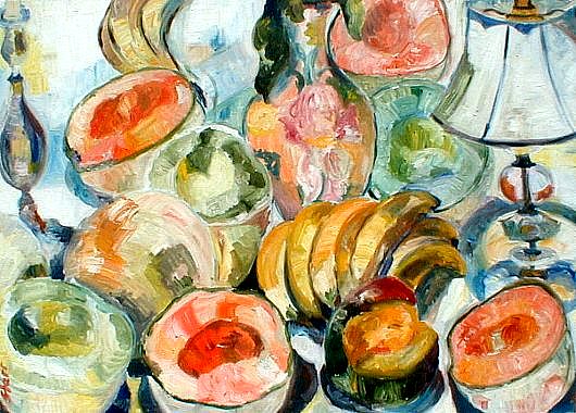 Cantaloupe  Stillleben und Landschaften