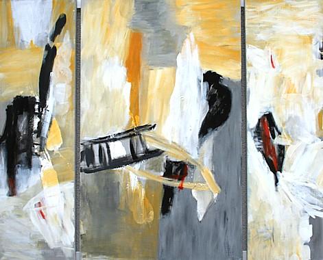 Hoehler  abstrakte Gemaelde