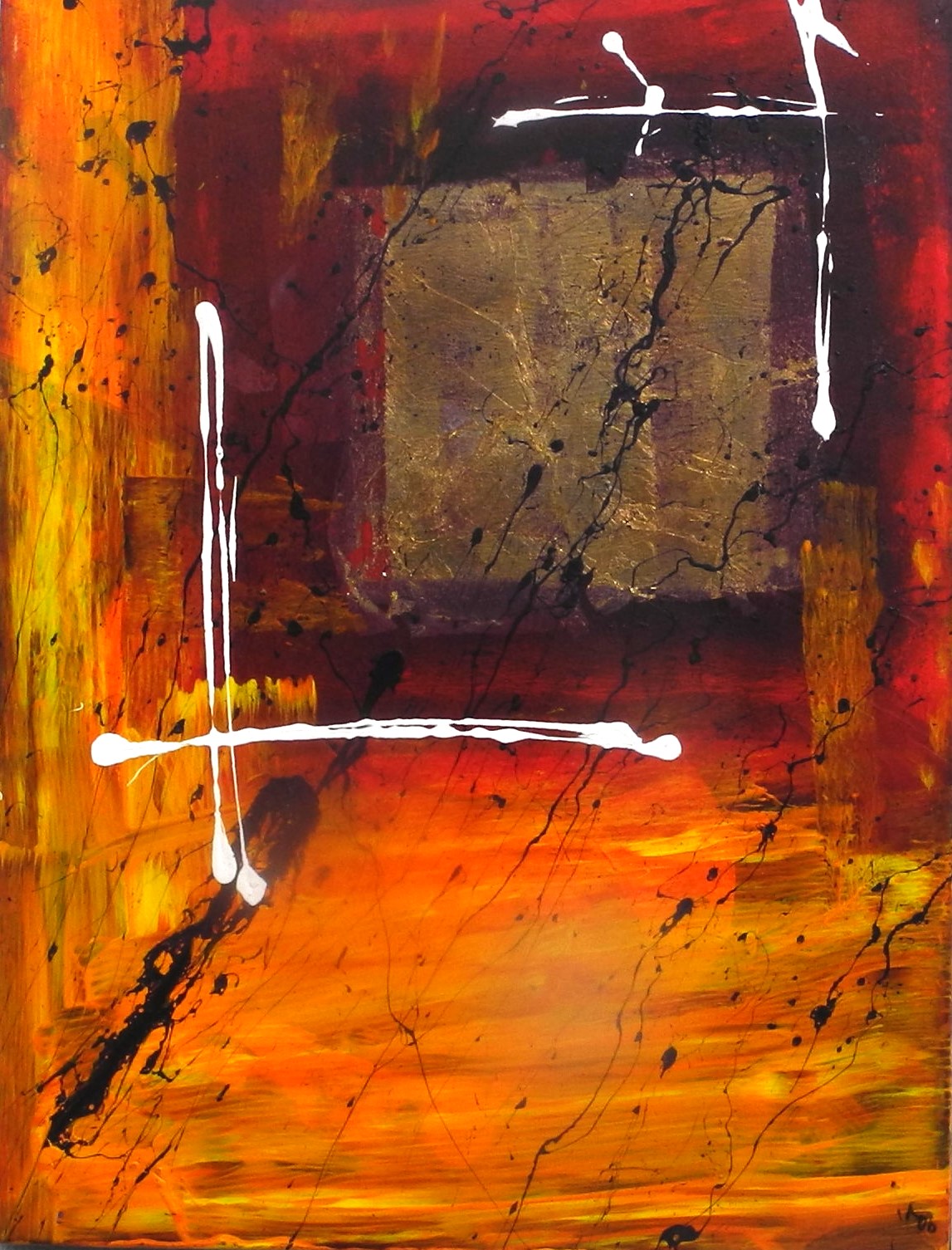 Room Design I  expressionistische Malerei