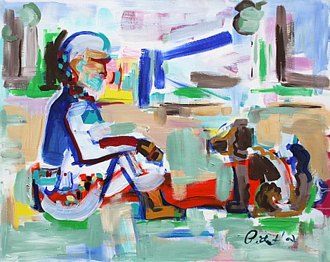 Leidenfrost  Acryl auf Leinwand