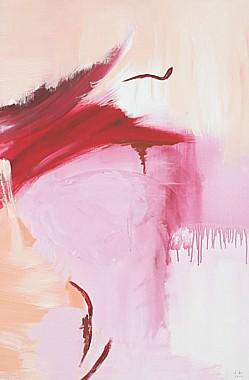 Lady in red  abstrakte Kunst