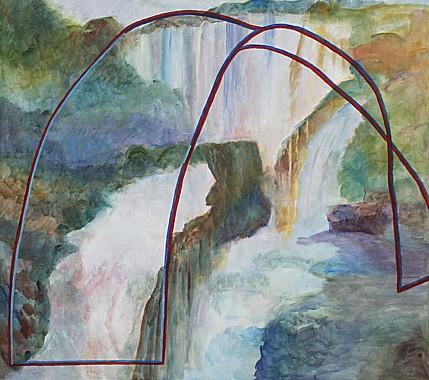 Le pont  abstrakte Landschaften