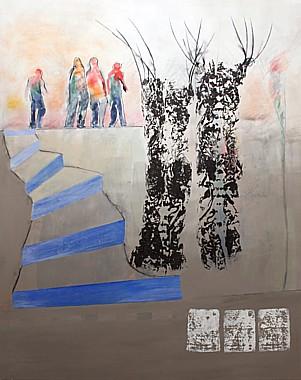 Rosige Aussichten  figurative Kunst