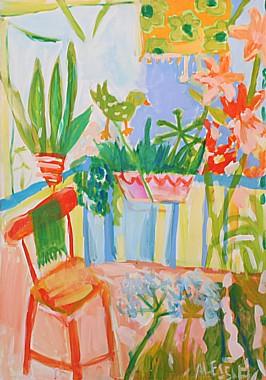 Sommerterrasse  Katzenbilder