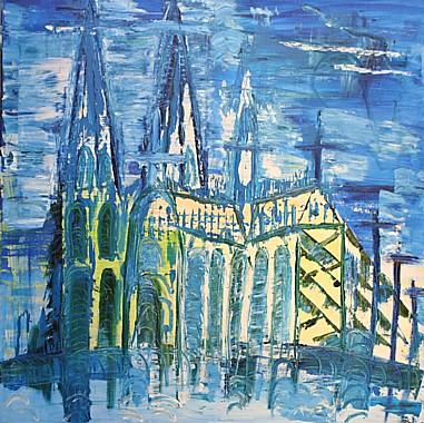 Blue  Koelner Dom Bilder
