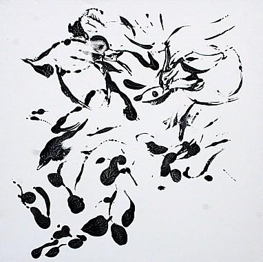 Krähen I  Bilder schwarz weiss