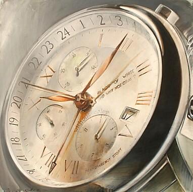 à contretemps Jean-Pierre Gonthier Malerei 