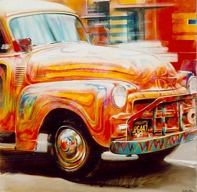 long-courrier Jean-Pierre Gonthier Malerei 