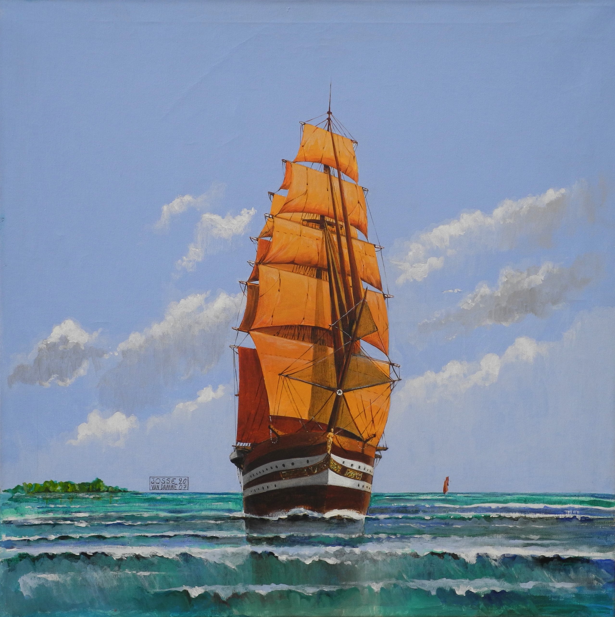 Van Damme  Segelschiff Bilder