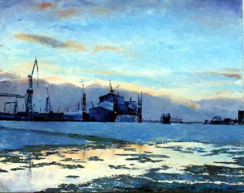 Eistreiben Landschaftsbilder 