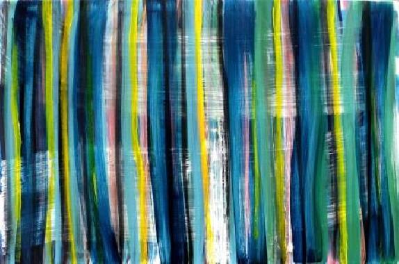 Blau, Rosa , Gelb  Streifenbilder