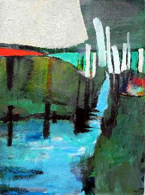 Ein Schiff wird kommen  abstrakte Segelbilder