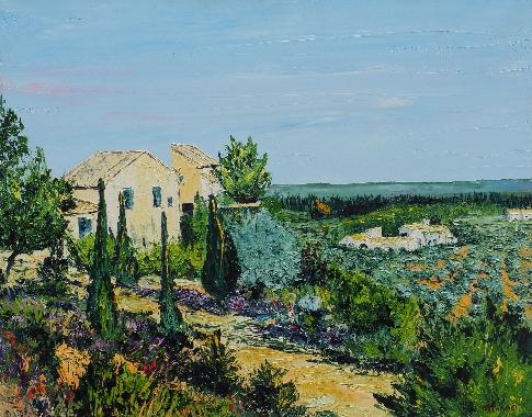 Mas aux cyprès  Landschaftsbilder