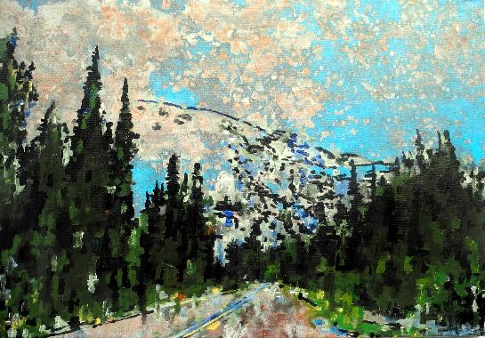 Thehos  Staedte und Landschaften auf Leinwand