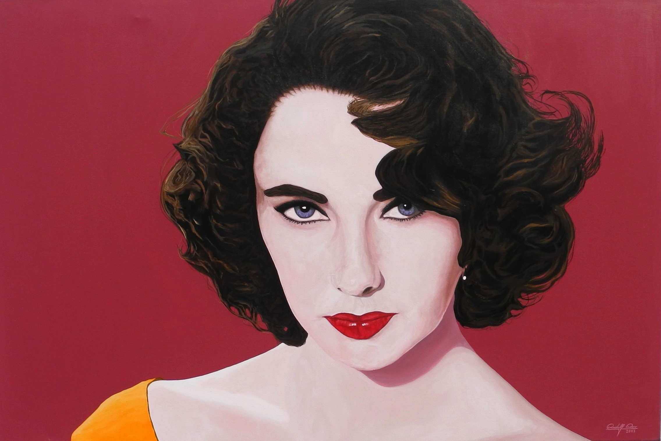 Rox  Rudolf Rox Portraits auf Leinwand