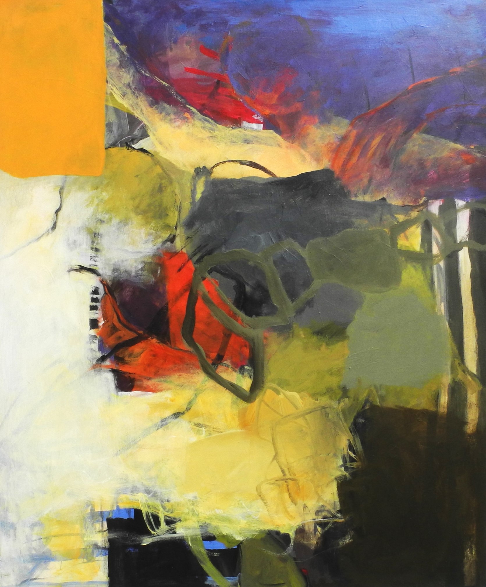 Hühn 2  moderne Gemaelde