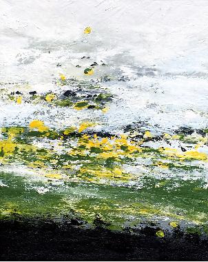 Knospen sprießen  Landschaftsgemaelde