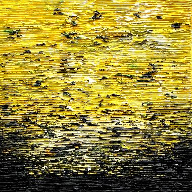 Abstrakt-gelb  Landschaftsgemaelde