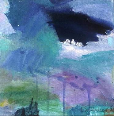 Wolkendorf II  Moderne Malerei