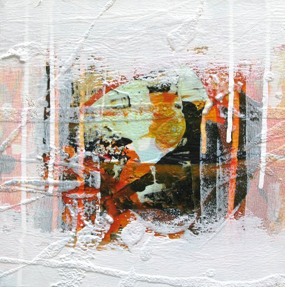 Linea Bianco IV  abstrakte Kunst