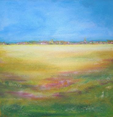 Sommer II  abstrakte Malerei