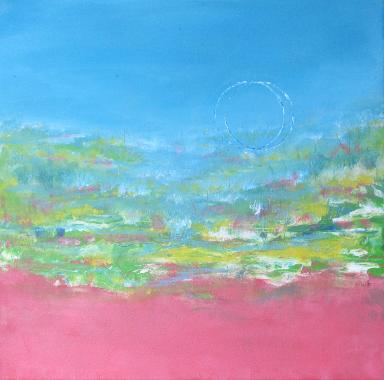 Landschaft II  abstrakte Malerei