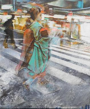 rendez-vous au paradis Jean-Pierre Gonthier Malerei 