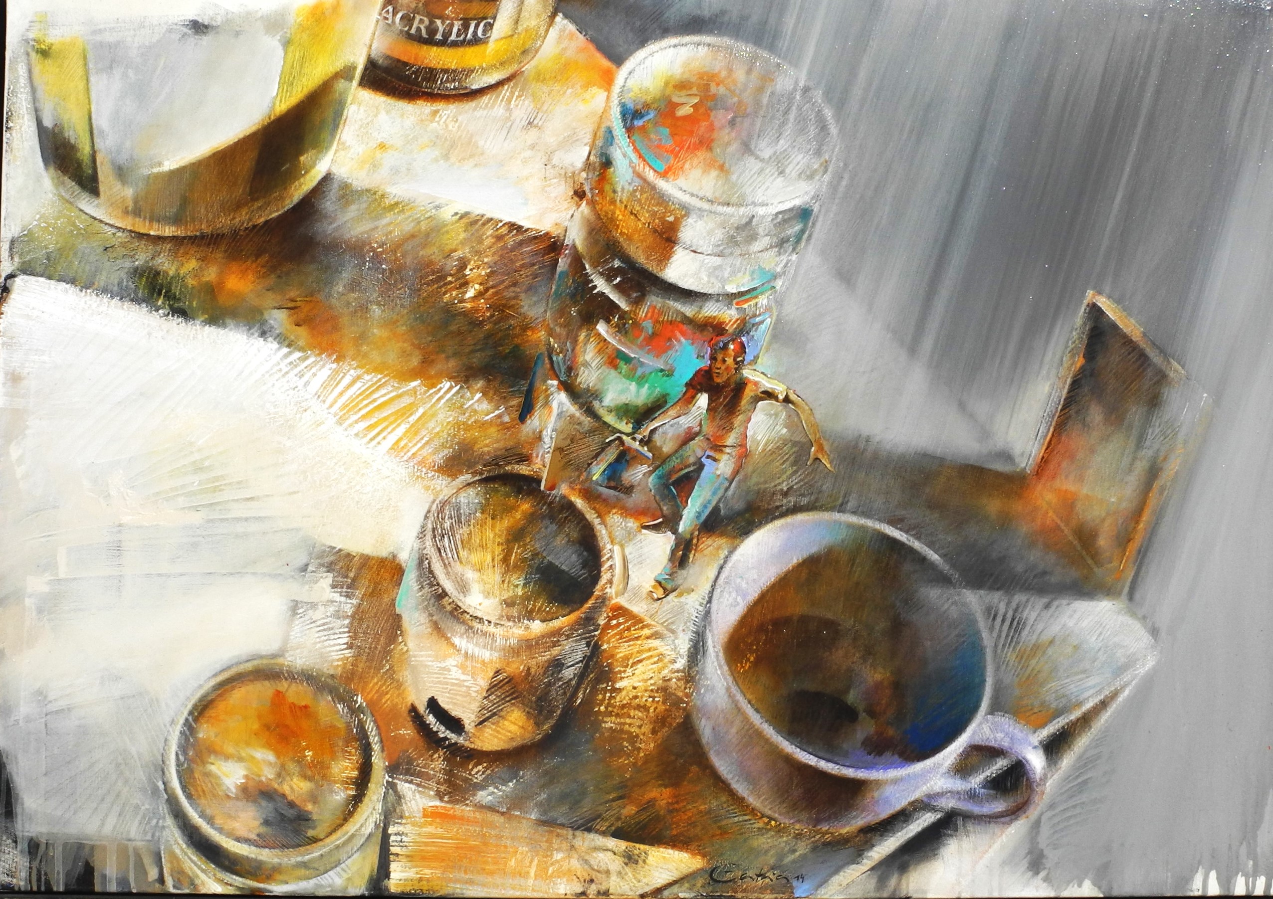 too much Jean-Pierre Gonthier Malerei 