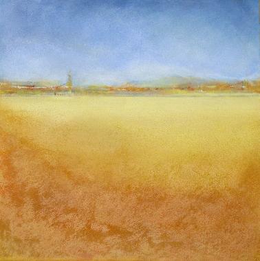 Sommerhitze über Texas  abstrakte Malerei