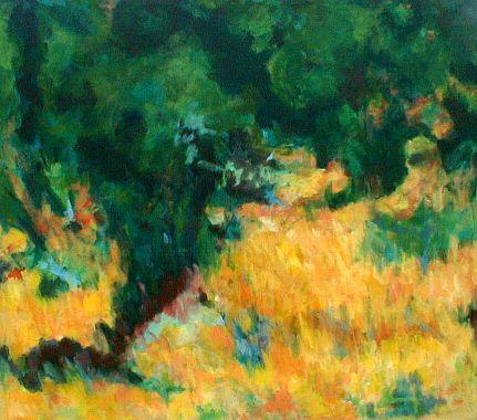 Das Gras hat die Ziege gefressen  Acrylbilder