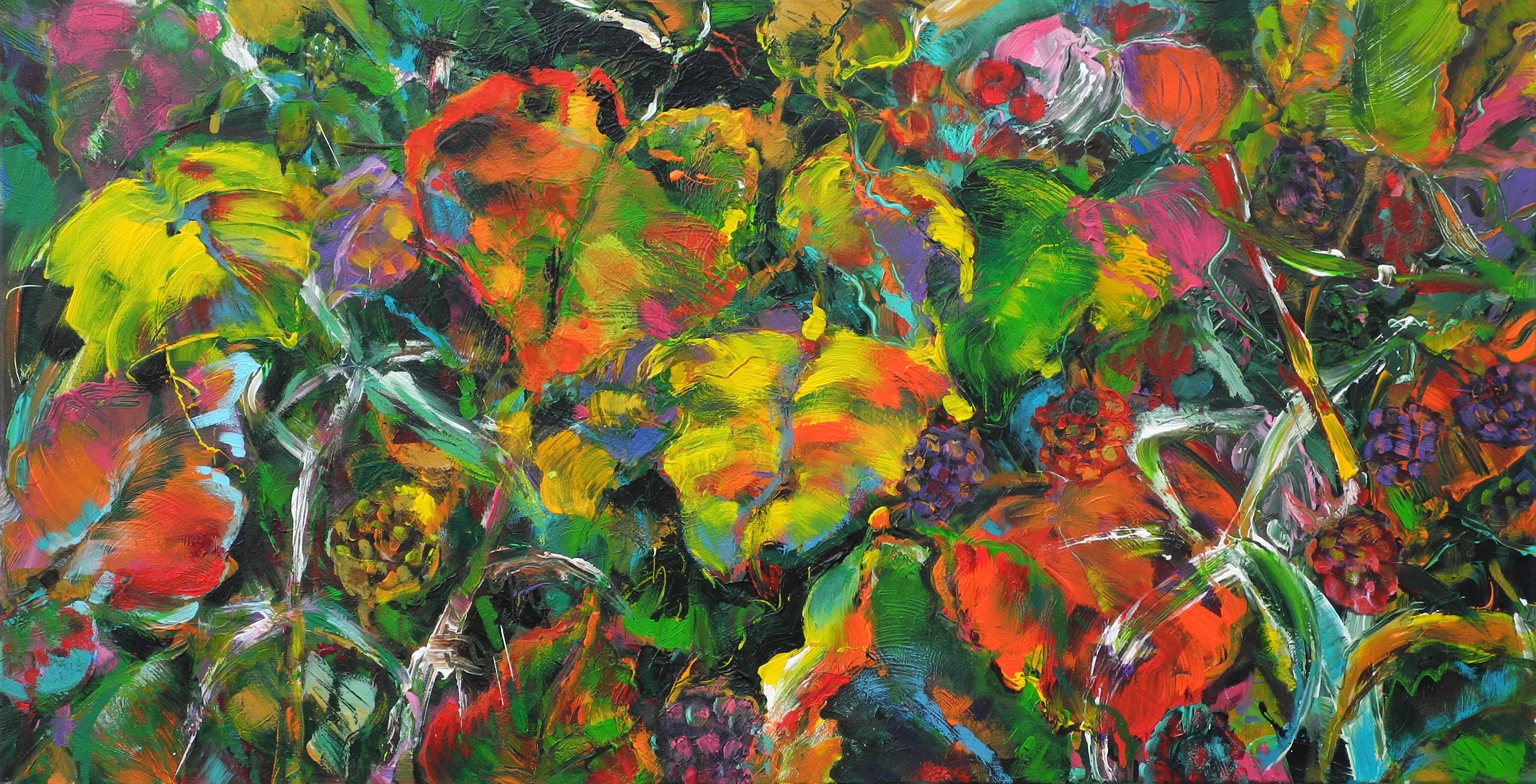 Brombeeren im Wald  schoene Blumenbilder