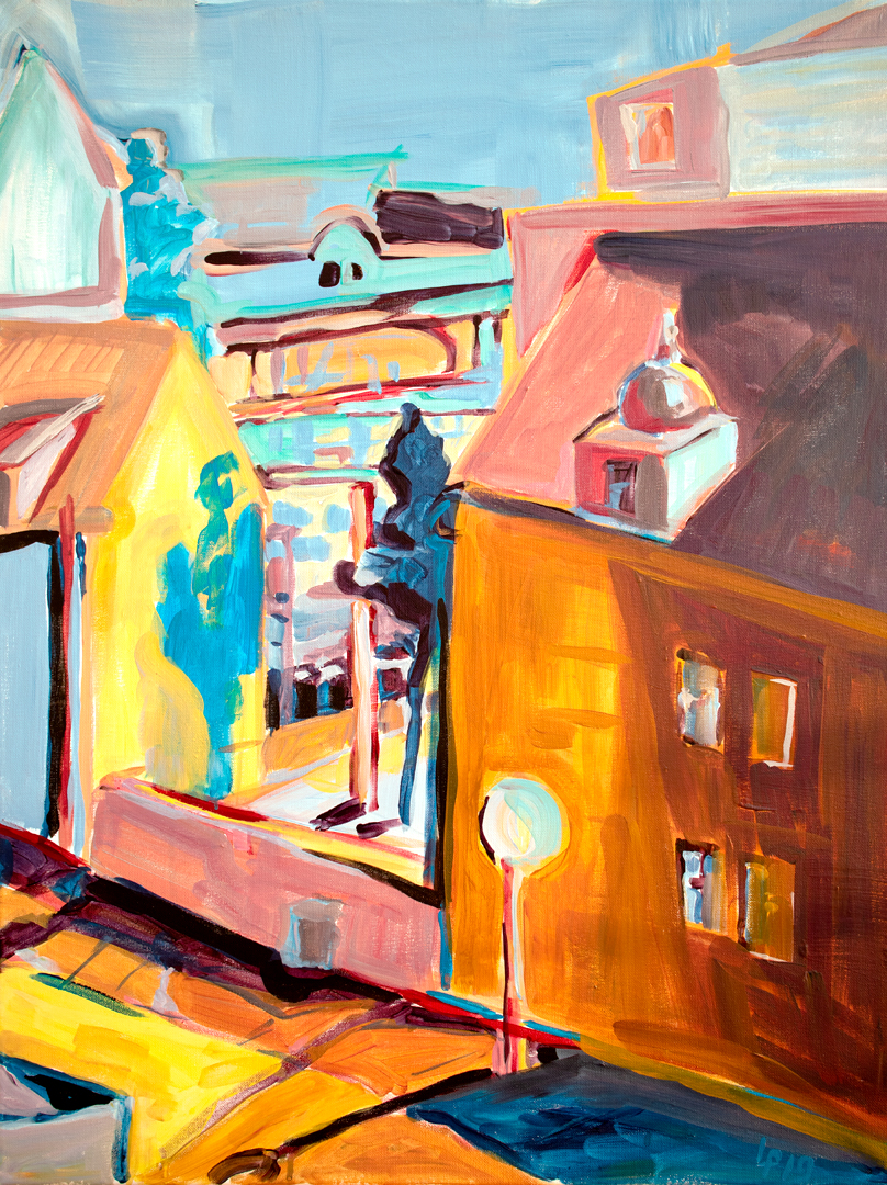 the gap Stillleben auf Leinwand 