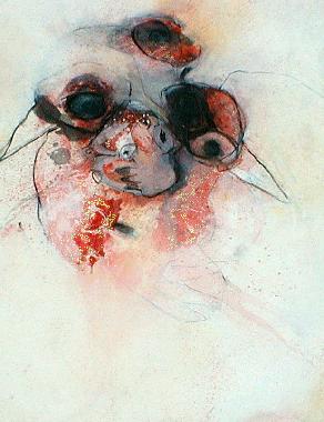 Ohne Titel II (Diptychon)  abstrakte Leinwandbilder