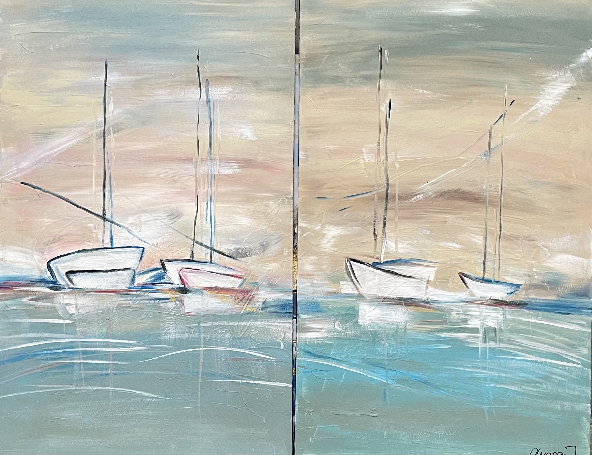 Segelboote 13 maritime Gemälde 