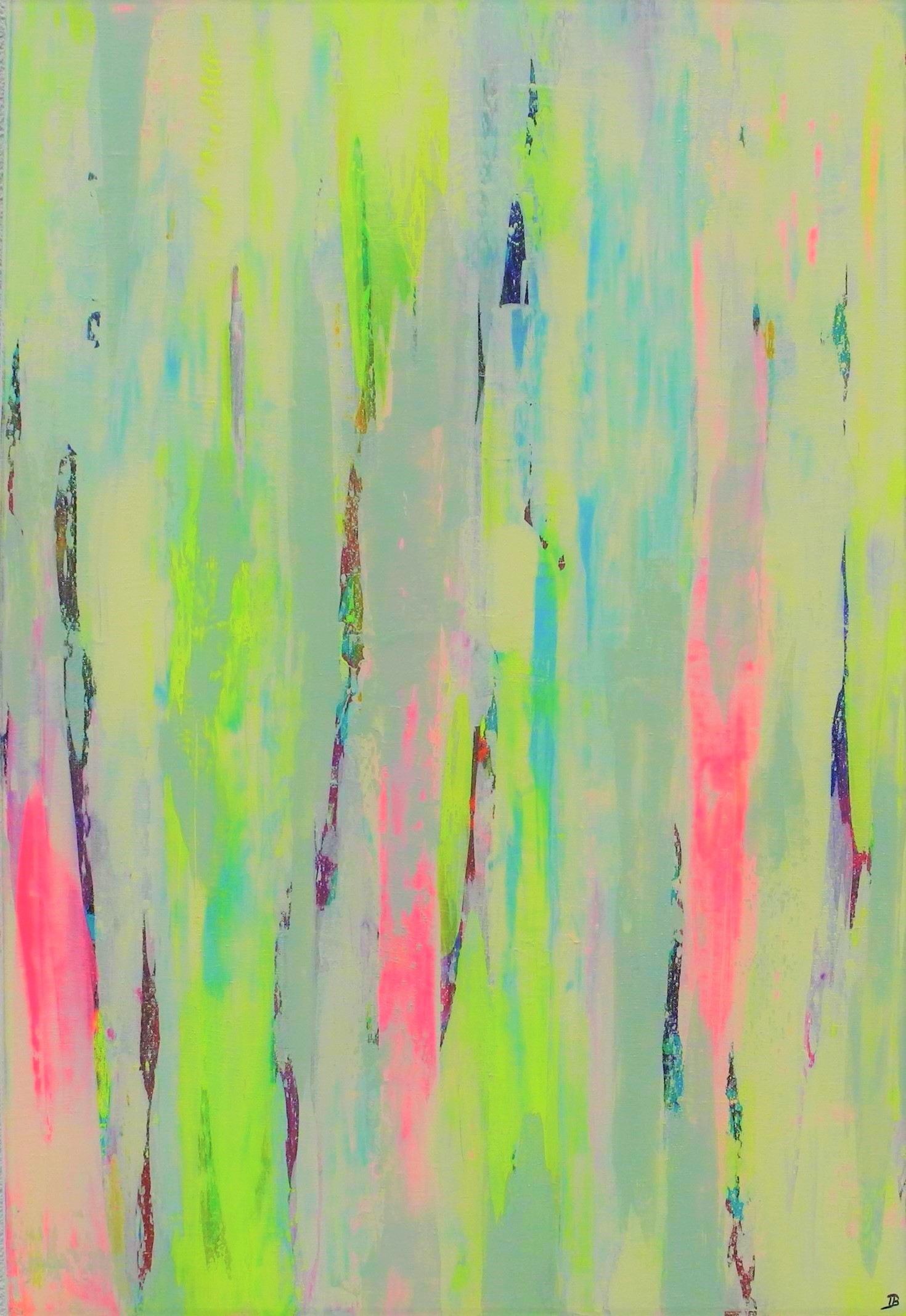 Gewitter in Neuss abstrakt, bunt, fröhlich 