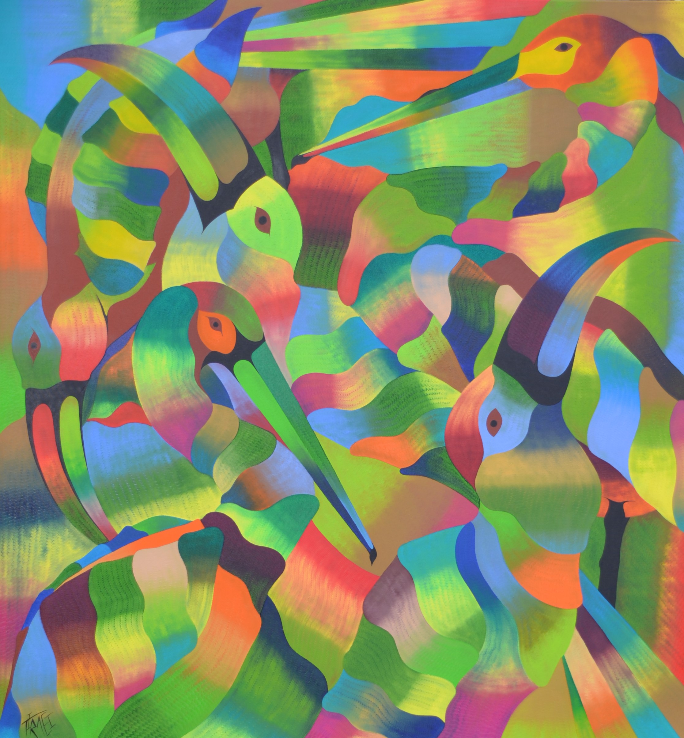 Tiraei  plakative Malerei